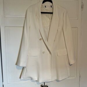 Zara Women’s White Double Breasted Blazer size S